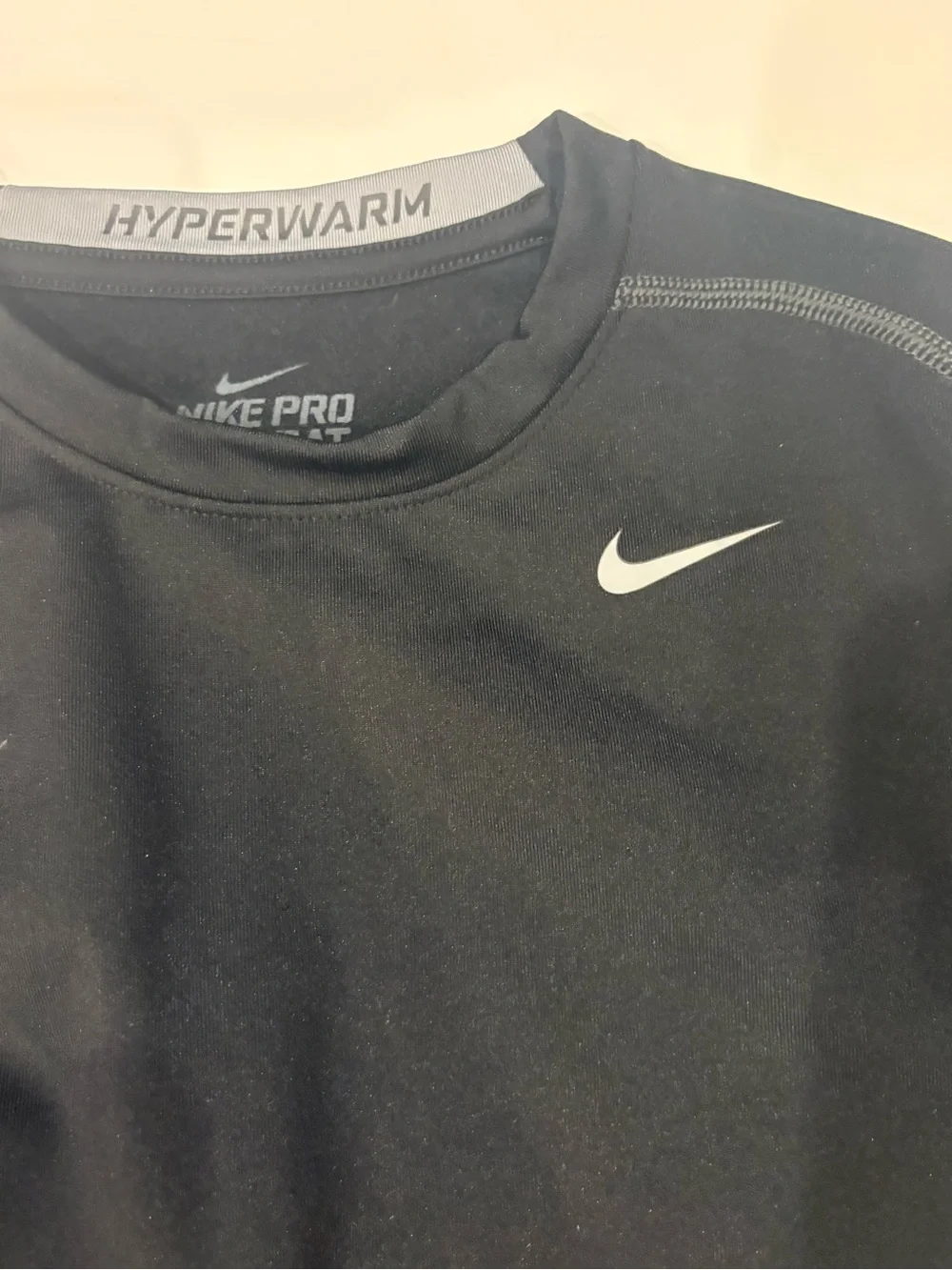 Brand New Boys Nike Pro Combatn Dri-Fit Black Shirt XL